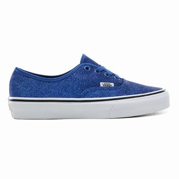 Női Vans Glitter Authentic Tornacipő VA3089152 Kék/Fehér